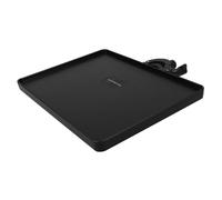 NULYLU Sound Card Tray Clamp-on Mic Stand Storage Rack Black Medium Thickened 22x16.5cm Streaming Live Broadcast Microphone Holder Platform for Studio Accessories