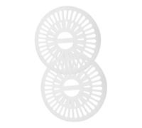 NULYLU Spinner Spinner Cap for 2pcs Washing Machine Dryer Safety Cover Universally Compatible, Abs Plastic 27cm Diameter White, Maximizing Performance Washing Machine Spare for Washer
