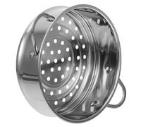 NULYLU Stainless Steel Steamer Basket with Ears Multi-function Food Steaming Rack for Vegetables Dumplings Buns Seafood Even Heating and Quick Draining Kitchen Cookware