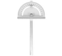 NULYLU Steel Woodworking Tool Accessories Angle Gauge with Long Arm Folding Design and Locking Thumb Nut for Bevel Setting and Drawing Radial Lines in Woodworking