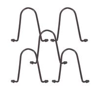 NULYLU Sturdy in Coffee Colour and Rain Gutter Chain Hooks Made of Aluminium Alloy Easy to Install and Practical in Use, for Outdoor Garden and Patio Rain Chains for Outdoor Garden