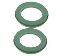 NULYLU Suction Cup Florist Supplies Floral Wet Crown Foam Flower Arrangement Foam Ring Wet Floral Foam for Casket Floral Foam Flower Foam Ring Wedding Flower Oasis Round