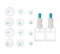 NULYLU Suction Cupping Pump Body Massage Tool with 6 Sizes of Pp Cups for Improving Muscle Immunity and Big Drawing Strength, for Use at Home
