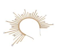 NULYLU Sunburst Headband Goddess Crown Sun Headband for Women Gothic Accessories Halloween Cosplay Dress up Hair Accessory