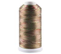 NULYLU Thread Low with, Strand 3 and General Ice Stitching Silk Golden Synthetic Macrame Cord Lint and Fade Resistant Features for Jewelry Making Tassel Crafting and Quilting