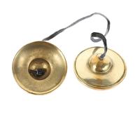 NULYLU Tibetan Bell Hand Cymbals Percussion Instrument Yoga Meditation Bell Jingle Sound
