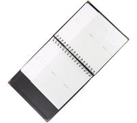 NULYLU Ticket Collection Album Black Multi-Function Receipt Storage Book for Concert, Movie, Train, and Flight Tickets with Wear-Resistant Cards Holder Suitable for Memorabilia and