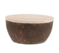 NULYLU Traditional Erhu Resonator Part Natural Coconut Shell Tone Box for Musician Crafted Replacement Accessory Kit