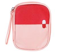 NULYLU Travel Mini Pouch for Medicine Storage Portable Organizer Carrying Handle Compact Aid Kit Bag