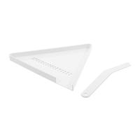 NULYLU Triangular Medicine Tray with Pour Spout Stackable Pill Counting and Sorting Pan for Hospital Pharmacy and Home Use Compact Dispensing Tray for Efficient Medication Organization