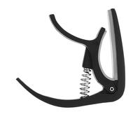 NULYLU Ukulele Tuner Capo Guitar Accessories Kit Electric Acoustic Black Plastic Guitar Clip