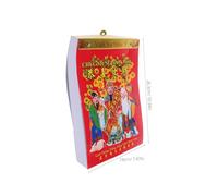 NULYLU Vietnamese Lunar Calendar Year Horse Traditional Daily Tear-off Wall Planner with Solar Terms for Home Office Festive Decoration and Organized Monthly Scheduling