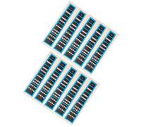 NULYLU Violin Fretboard Note Stickers Paper Abrasion Resistance 1/8 Blue 10pcs Learning Violin for Beginner Students for Practice and Scale Guidance