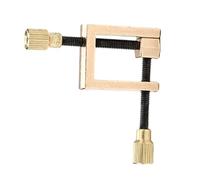 NULYLU Violin Repairing Clamp, Metal Secure Grip Fixture for Easy Installation and Removal, Instrument Accessory for Violinists, Golden Ba11