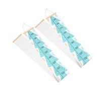 NULYLU Wall Hanging Growth Chart 2Pcs Height Measurement Ruler with Tree Pattern Sturdy Minimalist Boys and Room Nursery Decor Photography Backdrop