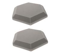 NULYLU Wall Panels Polymeric Sponge with Easy Installation Indoor 2pcs Hexagon Sound Proof Made of Flame-retardant Sound Dampening and Acoustic Treatment
