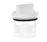 NULYLU Washing Machine Drain Plug Plastic Seal Plug Abs Drainage Seal Resistant to Deform Effective Filtration White Drain Hose Cover for Homes and Hotels
