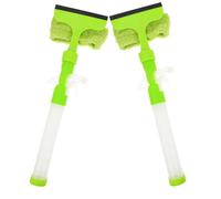 NULYLU Water-Jet Glass Cleaning Utensil 2Pcs Multi-Function Window Wiper Tool for Double Glazing Exterior Window Cleaning