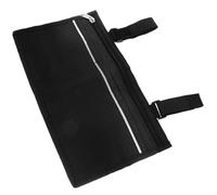 NULYLU Wheelchair Armrest Pouch Side Storage Bag Hanging Organizer for Walker and Rollator Mobility Aid Black Sturdy Carrying Accessory for Elderly and Disabled Users