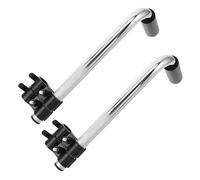 NULYLU Wheelchair Push Handle Extension Bars 2Pcs Stainless Steel Replacement for Disabled and Elderly Adults Designed for Comfortable Wheelchair Transport and Drive