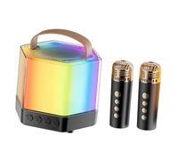NULYLU Wireless Microphone Mini Speaker Microphone Kit Karaoke Machine for Boys and Girls Adults Boys Girls