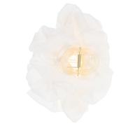 NULYLU Women s Claw Hair Clip Durable Bubble Design Hair Clamp for Elegant Updos Gentle Grip Coconut White with Silver Thread for Everyday and Special Occasions