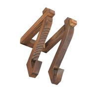 NULYLU Wood Book Reading Stand Recipe Stand Coffee Color Modern Style Vertical Display Tilt Angle Kitchen Accessory for Home Photographs