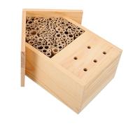 NULYLU Wooden Beehive Outdoor Hanging Cabin for Design for Attracting Bees and Supporting Local Flora