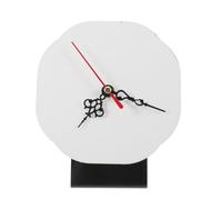 NULYLU Wooden Blank Clock Face for Crafts, Unfinished Wood Dial Board with Smooth Surface and Visible Grain, Easy DIY Assembly for Community Workshops and Classroom Craft Lessons