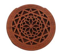 NULYLU Wooden Guitar Sound Hole Cover Acoustic Feedback Muter Artistic Carved Design Noise Reduction Accessory for Enhanced Sound Quality and Aesthetic Appeal