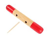 NULYLU Wooden Latin Percussion Instrument Frog Croaker Rhythm Sticks for Boys and Girls Educational Musical Toy Handheld Design for Music Class Fun