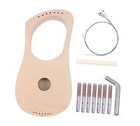 NULYLU Wooden Lyre Harp Kit String Diy Musical Instrument for Boys and Girls Handmade Art Craft