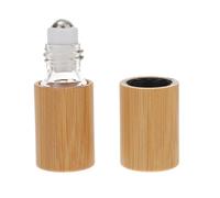 NULYLU Wooden Roll-on Bottle Small Essential Oil Bottle 10ml Portable Leak-proof Elegant Design for Home and Travel