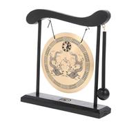 NULYLU Zen Feng Shui Desktop Gong Dual Dragon Decoration for Home Office Chinese Year Ornament for Living Room Unique Art for Desktop Display