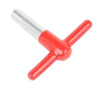 NULYLU Zinc Alloy Drum Tuning Key with Red Silicone Protective Cover Universal T-handle Drum Wrench Musical Instrument Accessory