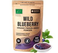 Numami Wild Blueberry Powder Organic, for Smoothies, Baking and Flavoring, Rich in Antioxydants and Vitamin C, Organic Blueberries are Handpicked from Nordic Forests for Freeze Dried Blueberry Powder