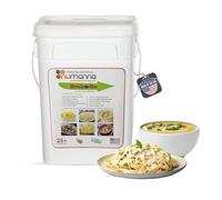 NuManna Grab-n-Go Bucket- 80 Servings, 12 lbs Freeze-Dried Premade Meals | 25+ Year Shelf Life | Non-Perishable, Ready-to-Eat Breakfast & Dinner, Everyday Meals & Pantry Essentials | Emergency