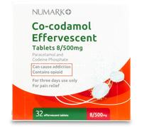 Numark Co-Codamol Effervescent 500mg 32 Tablets