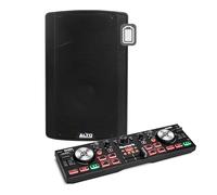 Numark DJ2GO2 Touch DJ Controller and ALTO TX412B Powered PA Speaker for Live Music, DJ sets, Events, Music production