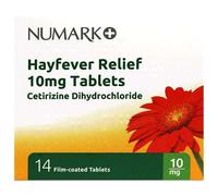 Numark Hayfever Relief Cetirizine Dihydrochloride 10mg Tablets 14