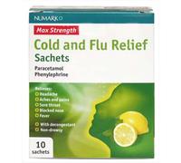 Numark Max Strength Cold and Flu Relief Sachets