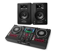 Numark Mixstream Pro+ DJ Controller and M-AUDIO BX3 Pair Bluetooth Studio Monitors for Live Music, DJ sets, Events, and Music Production