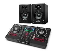 Numark Mixstream Pro+ DJ Controller and M-AUDIO BX4 Pair Studio Monitors for Studio Recording, Music Production, Podcasting, Streaming