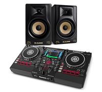 Numark Mixstream Pro+ DJ Controller and M-AUDIO Forty Sixty Pair Studio Monitors for Studio Recording, Music Production, Podcasting, Streaming