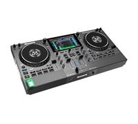 Numark Mixstream Pro Go DJ Controller and ALTO TS415 Powered PA Speakers Pair for Live Music, DJ sets, Events, Music production