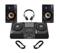 Numark Mixstream Pro+ M-Audio Forty Sixty Speakers and Sennheiser HD25 Headphone Bundle