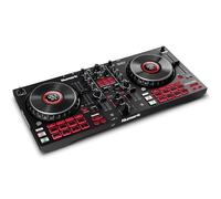 Numark Mixtrack Platinum FX DJ Controller and ALTO TX415 Powered PA Speakers Pair for Live Music, DJ sets, Events, Music production