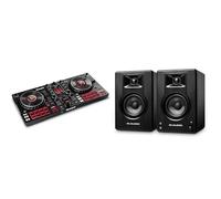 Numark Mixtrack Platinum FX DJ Controller and M-AUDIO BX3 Pair Studio Monitors for Studio Recording, Music Production, Podcasting, Streaming