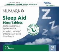 Numark Night Time Sleep Aid 50mg 20 Tablets 20 Tablet