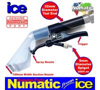 NUMATIC 32mm UPHOLSTERY CLEANING HAND TOOL SUCTION FISHTAIL TRIGGER CT370 CTD570
